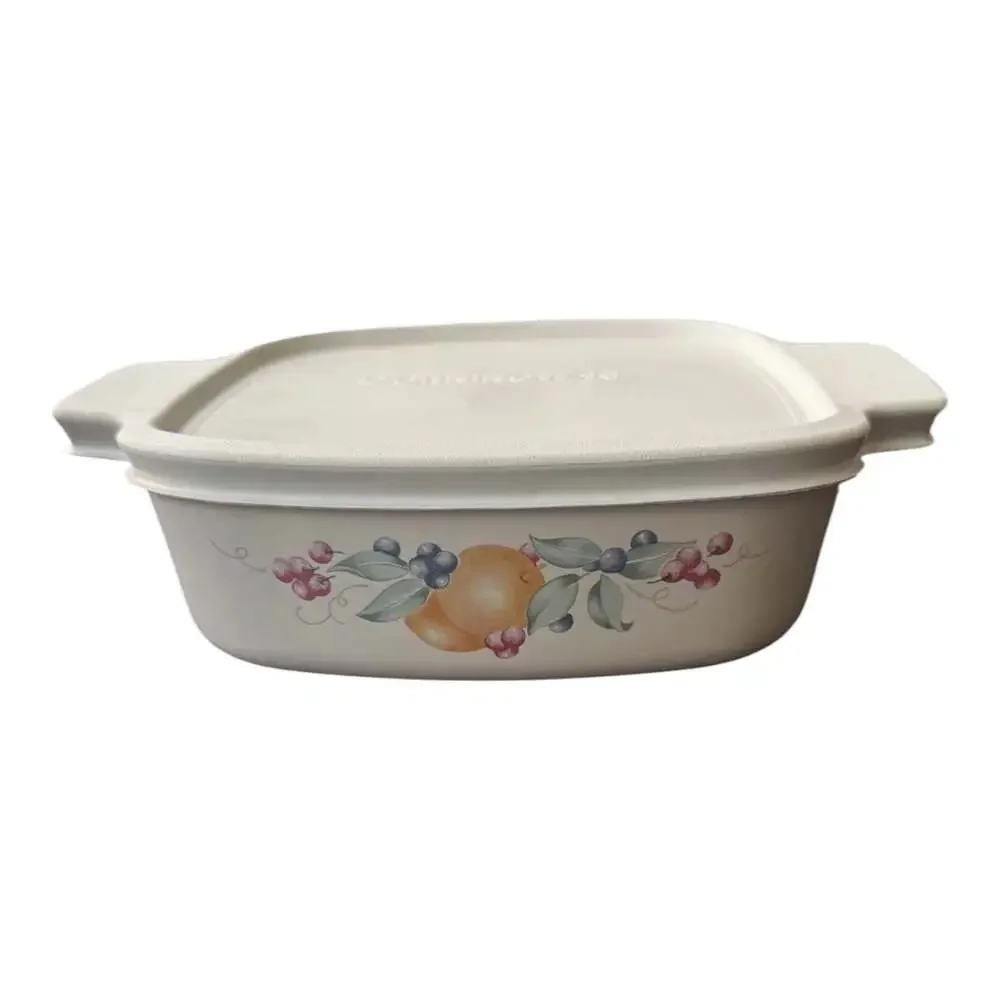 NOS Corning Ware Abundance 1 Qt Casserole Dish A-1-B Factory Sealed Plastic Lid